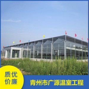 山东节能日光温室工程定制 青州观光锯齿形温室工程