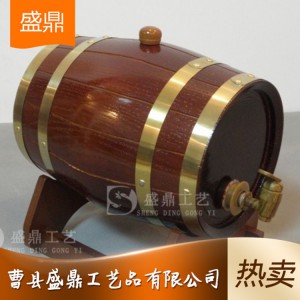 厂家直供橡木红酒桶 中小型橡木红酒桶 菏泽橡木红酒桶加工定制