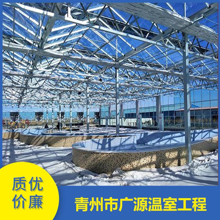 智能连栋温室大棚 山东日光连栋温室建造 阳光板温室大棚农业观光大棚