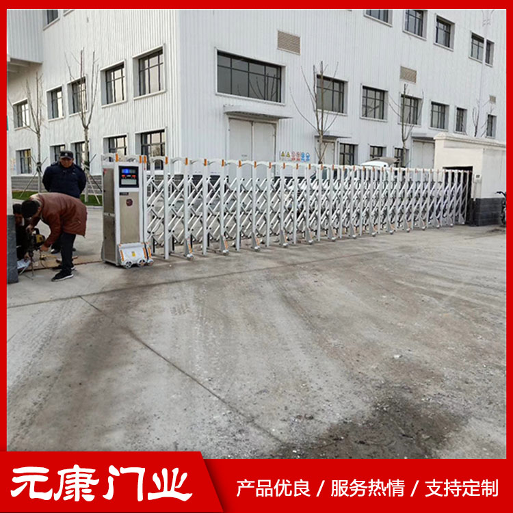 豪华电动伸缩门 工地电动伸缩门 批发电动伸缩门厂家 小区电动伸缩门
