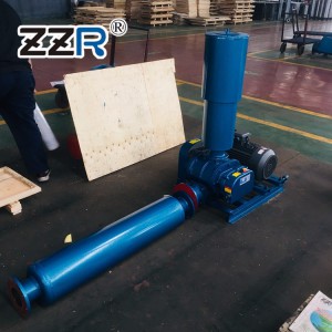 ZZR100三叶罗茨鼓风机 增氧曝气用气力输送污水处理厂家供应
