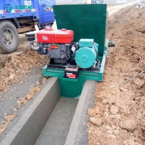液压水泥U型槽砖砌块成型机 水利工程u型槽设备