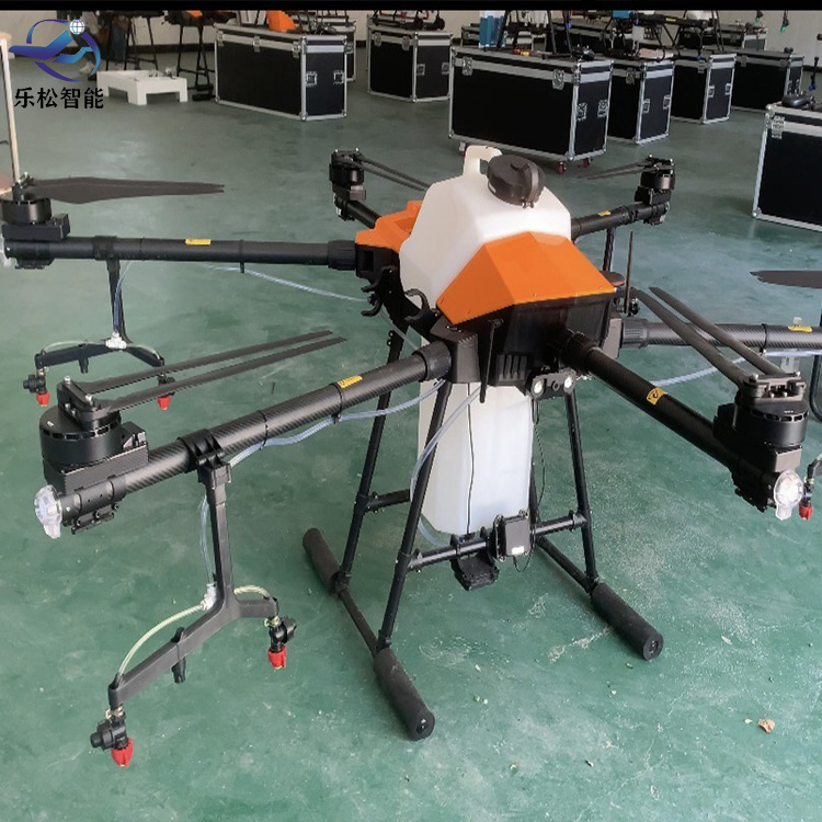 乐松智能多旋翼无人机 施肥 喷洒农药用无人机 可折叠