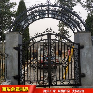 铁艺大门别墅小区入户大门 厂区铸铁大门 多种款式