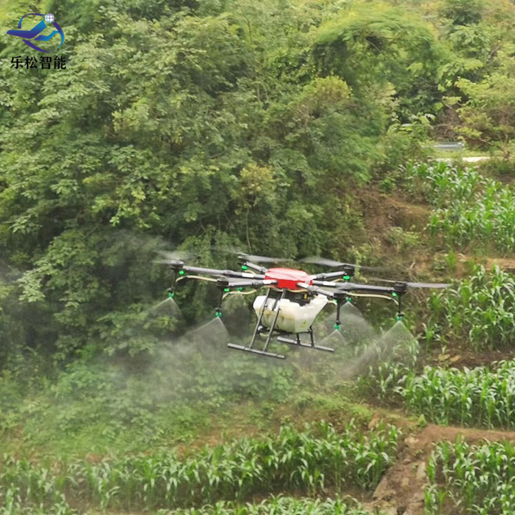 乐松植保无人机 小麦水稻打药无人机 多旋翼自主飞行
