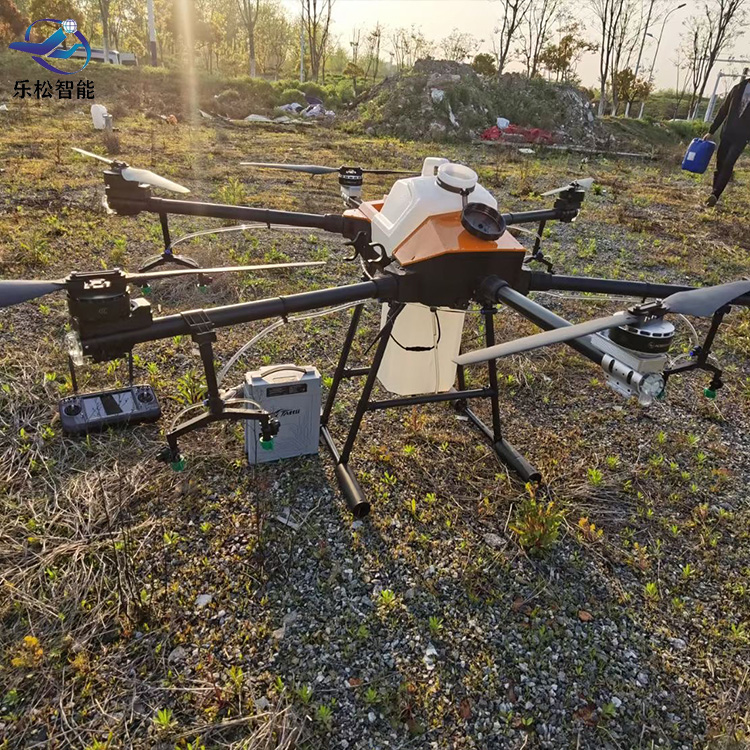 乐松植保无人机 小麦水稻打药无人机 多旋翼自主飞行