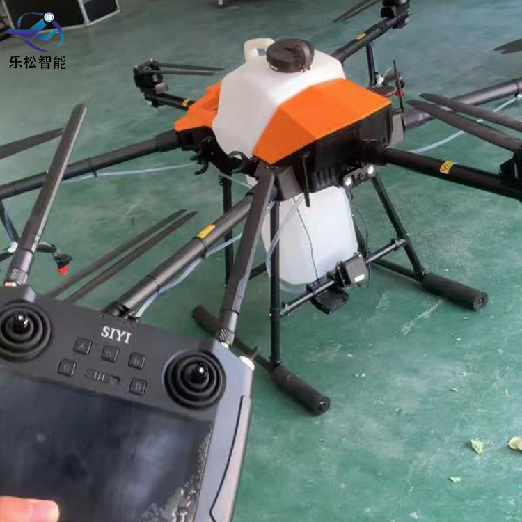 果树打药无人机 植保无人机 多旋翼自主飞行 乐松无人机