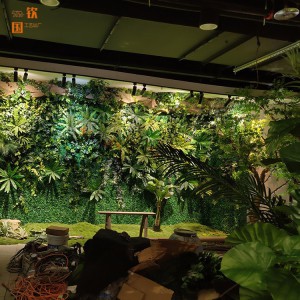 供应仿真植物墙 商场形象墙 绿化植物墙可定制