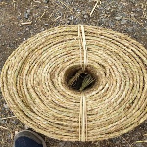 水泥杆厂包装草绳 苞米捆草绳 加密编织